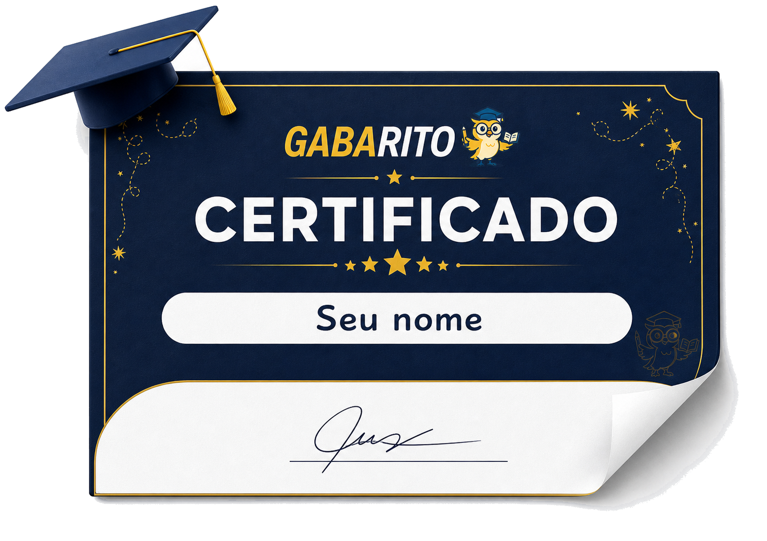 Certificado de conclusão GABARITO